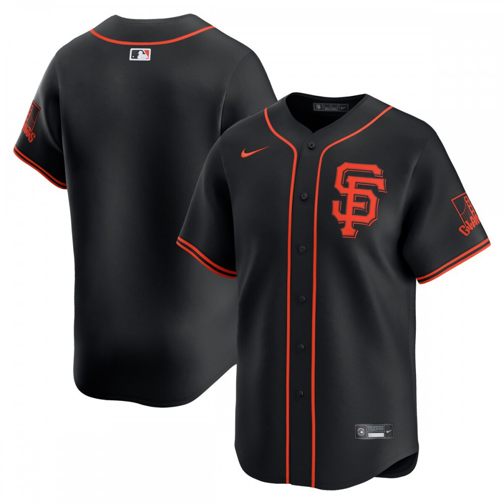 San Francisco Giants Alternate Limited Jersey – Black-Pro Kit Vault | Brand New 26/27 Sports Jerseys